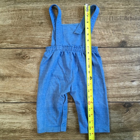 Vintage Baby Boys Carters Overalls Romper - Picture 4 of 5